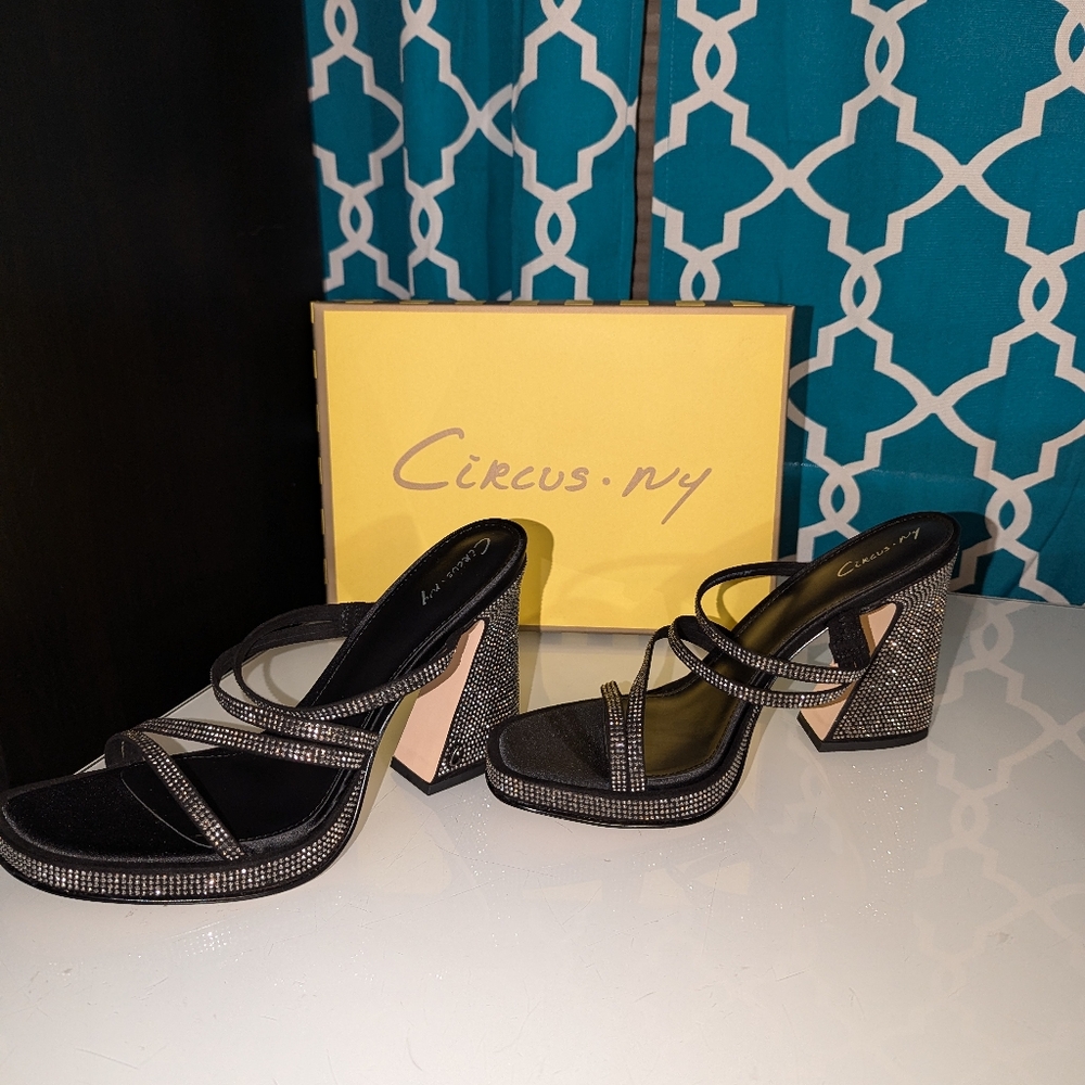 ~Circus By Sam Edelman hanson Platform Sandal 9 Four Inch Heel NIB - Picture 7 of 11